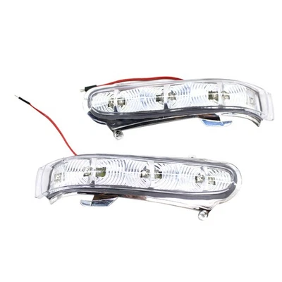 Plastic LED Side Mirror Turn Signal Light For Mercedes Benz W220 S320 1999-2002 - Image 1 of 4