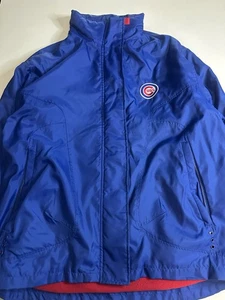 Vintage Genuine Merchandise Chicago Cubs Windbreaker Jacket Majestic Athletic - Picture 1 of 10