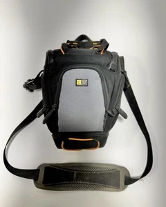 Case Logic SLR Zoom Camera Holster Bag Slrc1z Black/Gray. 5 Pockets. - Picture 1 of 2