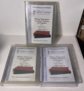 Teaching Company: The Great Courses -William Shakespeare Part 1-3 - [DVD & Book] - Picture 1 of 5