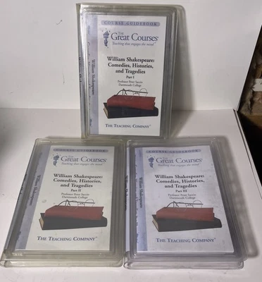 Teaching Company: The Great Courses -William Shakespeare Part 1-3 - [DVD & Book] - Image 1 of 4