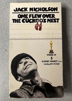 One Flew over the Cuckoo's Nest (VHS 1975) Jack Nicholson Vintage Classic 36222 - Image 1 of 4