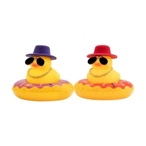 wonuu 2PCS Duck Car Dashboard Decorations Rubber Duck Car Ornaments for Car D... - Picture 1 of 8