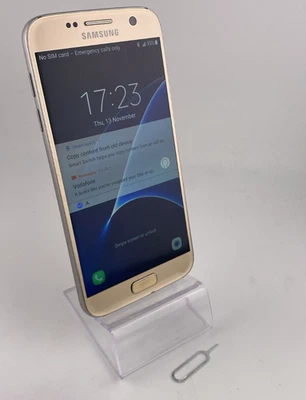 Samsung Galaxy S7 Android Mobile Phone 32GB Gold Unlocked Grade B Warranty Fast - Image 1 of 4