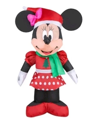 Disney Magic Holiday Minnie Mouse Airdorable Inflable 22.4 Pulgadas Navidad Foto 1 de 4