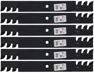6 Rotary® Blades for Lesco® 5070 51532 50256 50170 050170 61" Deck - Picture 1 of 7