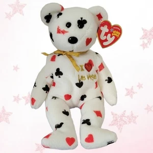 ⭐️ LAS VEGAS ⭐️ 2004 TY Beanie Baby Bear - MWMT'S - Imagen 1 de 6