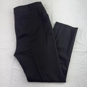 Boden Chino Vestido Pantalones al Tobillo Ajustados Para Mujer Talla 6R Lana Negro - Imagen 1 de 14