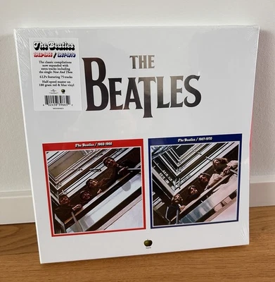 The Beatles Limited 6 Vinyl LP Box Set 1962-1966 red 1967-1970 blue NEU! - Bild 1 von 4