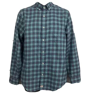 Vineyard Vines Classic Fit Performance Flannel Murry Shirt Whale Small - Picture 1 of 8