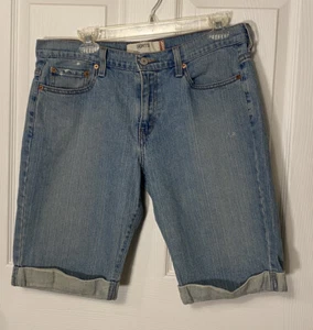 Levis 515 pantaloncino denim con polsini donna taglia 12 - Foto 1 di 9