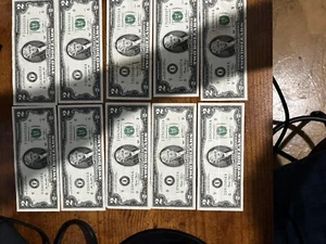 10 2013 $2 Bills - Picture 1 of 6