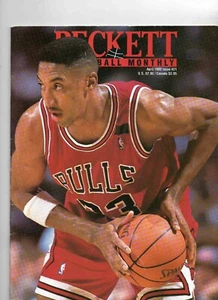 Beckett Basketball Card Monthly #21 VINTAGE April 1992 Scottie Pippen - Picture 1 of 1