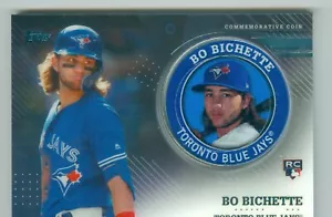 Moneda medallón 2020 Topps Serie 2 jugadores reliquia TPM-BB Bo Bichette Blue Jays - Imagen 1 de 1