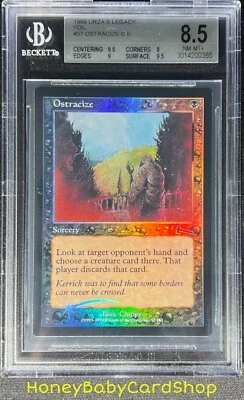 MTG Urza's Legacy Foil 1999 Ostracize BGS 8.5 NM/MT+ Silver Age Staple - Image 1 of 4