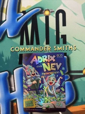 Adrix and Nev, Twincasters ✨ FLIP FOIL ✨ Secret Lair MTG NM Just Add Milk 1544 - Image 1 of 2