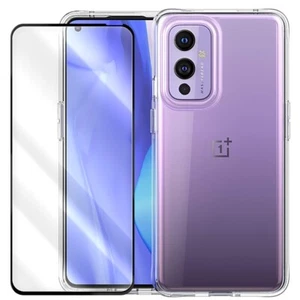 Film de protection écran verre trempé 9H cristal TPU étui f OnePlus 9 vendeur USA - Photo 1 sur 1