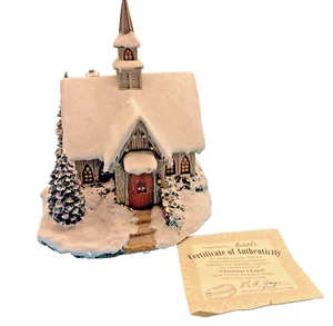 HAWTHORNE VILLAGE "CHRISTMAS CHAPEL" THOMAS KINKADE 79753 - Bild 1 von 7