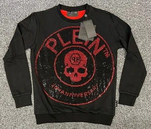 Philipp Plein 20th Anniversary Sweatshirt Black Medium - Picture 1 of 10