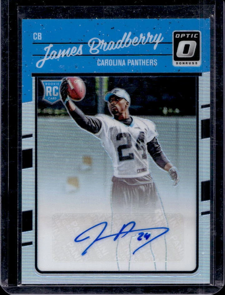 2016 Donruss Optic James Bradberry Holo Prizm Rookie Autograph Auto #99/99