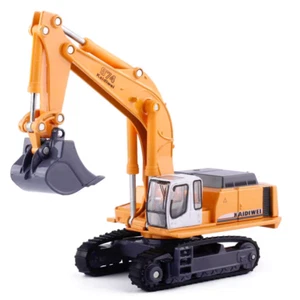 1:87 Excavator Crawler Construction Equipment Alloy Metal Diecast Model Truck - Picture 1 of 13