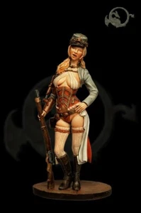 Steampunk Standing Dixie Belle 1 Figura El Viejo Dragon Miniaturas Perno AS75.49 - Picture 1 of 3