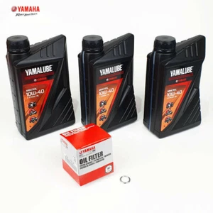 Juego de cambio de aceite original Yamaha XSR 700 Yamalube aceite de motor filtro de aceite anillo de sellado - Imagen 1 de 1