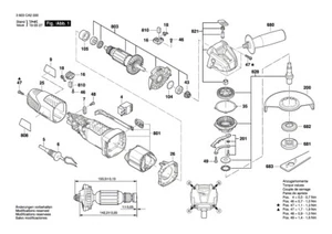 BOSCH Blattfeder | Ersatzteile für Winkelschleifer PWS 700-115, PWS 700-125 - 26 - Bild 1 von 1
