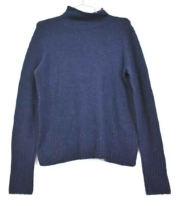 Madewell Damen Pullover mit Stehkragen Langarm Einfarbig Marineblau Größe M - Bild 1 von 6