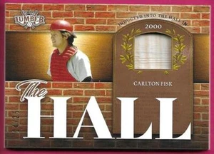 2022 Leaf Lumber Baseball CARLTON FISK #TH-08 The Hall Game Used Bat 24/25 - Picture 1 of 2