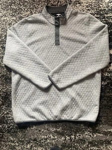 Marine Layer Sweater Men’s 2XL Gray Pullover Reversible Corbet Charcoal Outdoors - Picture 1 of 9
