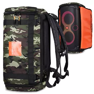 For JBL PARTYBOX 110 Speaker Camouflage Storage Bag Travel Carry Case Backpack - Picture 1 of 6