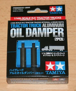 Tamiya 56515 Tractor Truck Aluminum Oil Damper (2 Pcs.) (Scania/Actros/MAN), - Picture 1 of 2