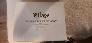 Dept 56 Village Accessory Chain Link Fence Extensions Set of 4 #52353 - Picture 1 of 2