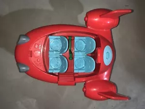 Disney Little Einstein Little Rocket Ship Red Non Working Missing Top - Picture 1 of 4
