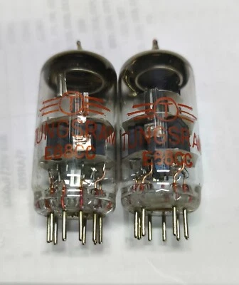 E88CC Tungsram КРАСНЫЙ, НОВАЯ ИЗ СТАРЫХ ЗАПАСОВ ПАРА протестирована в миллиметрах... гарантия! ЦЕНА ОДНА ПАРА!!! - Изображение 1 из 2