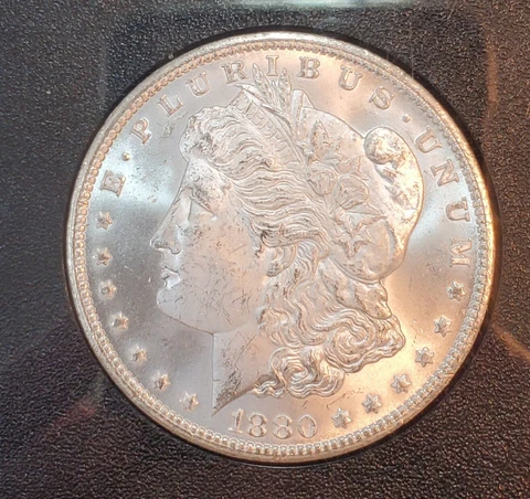 1880/79 CC REV 78 GSA BU MS++ FROSTY MINT FRESH KEY DATE MORGAN SILVER DOLLAR Cover