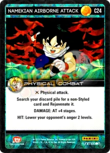 DBZ Dragon Ball Z TCG Panini Vengeance C24 Namekian Airborne Attack Foil - Picture 1 of 1