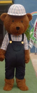 Bear  Mascot Costume Cosplay Party Game Dress Outfit Advertising Halloween Adult - Picture 1 of 29