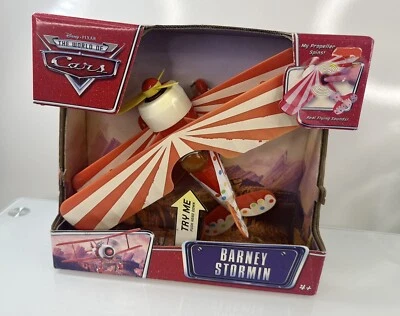 Disney Pixar World of Cars Barney Stormin hélice de plástico giros sonidos voladores Foto 1 de 4