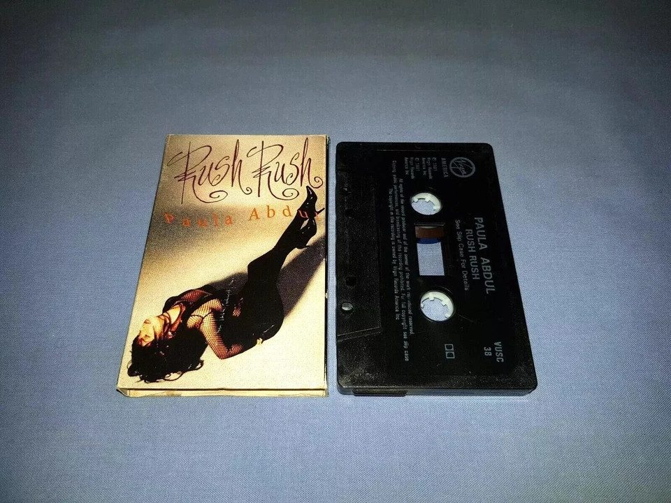 PAULA ABDUL RUSH RUSH CASSETTE TAPE SINGLE - Image 1 of 2