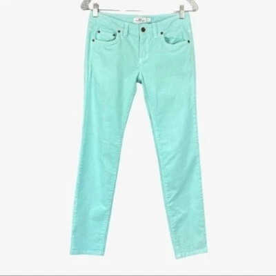 Pantalones de pana para mujer Vineyard Vines invierno verde ballena bolsillo talla 0 Foto 1 de 4