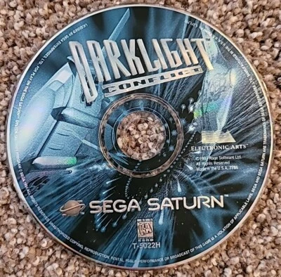 Darklight Conflict (Sega Saturn, 1997) Disc Only Tested & Working  - Image 1 of 2