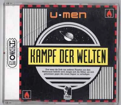 U-Men Maxi-CD KAMPF DER WELTEN © 1990 Teldec 3-track Electro Techno - Remixes - Bild 1 von 2