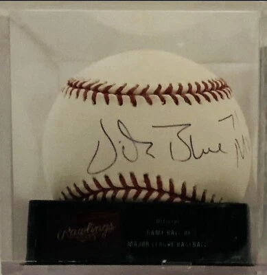 VIDA AZUL AUTÓGRAFO FIRMADO INSCRITO BÉISBOL 1971 MVP OAKLAND A'S Foto 1 de 4