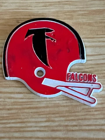 Vintage NFL Atlanta Falcons Magnet Football Helmet Cover