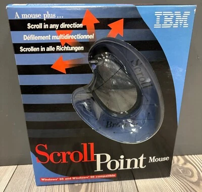 IBM Scroll Point Mouse *** NEU & verschweißt *** PS/2 - Bild 1 von 4