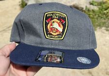 Hollywood Fire Department Authority Hat Cap RARE - NWT, Stickers- Very Cool!