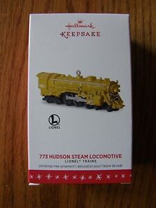 Hallmark Ornament 773 Hudson Steam Locomotive Lionel Train Limited-New