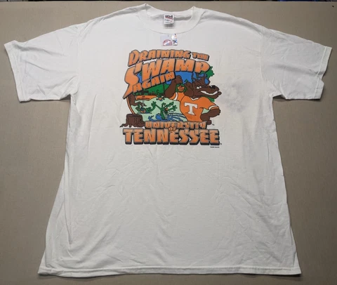 Vtg NWT Tennessee Vols NCAA Football Florida Gators 2003 Tshirt Men's Size XL Cover